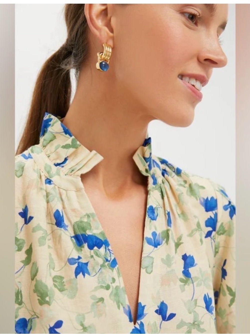 Tuckernuck Bellflower Blooms Crawford Mini Dress - Picture 4 of 5